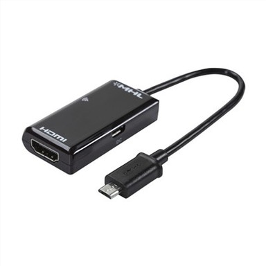 Micro USB 2.{1}} Duga-HDMI csatlakozó kábeladapter