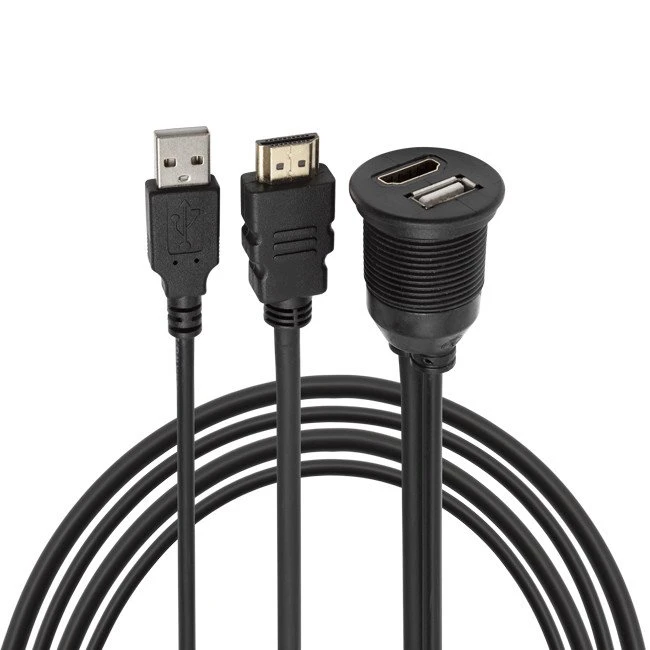 USB HDMI autóba szerelhető kábel