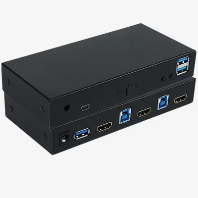 2 portos USB HDMI KVM kapcsoló