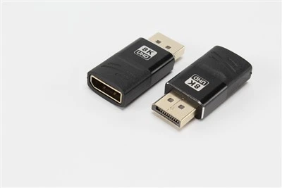 8K@60HZ DP dugasz-alj hosszabbító adapter