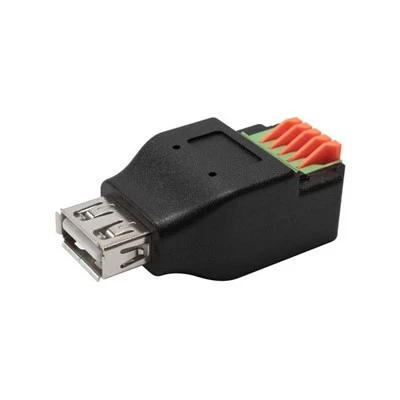 OEM USB2.{1}} Aljzatból rugós 5 tűs sorkapocs-adapter