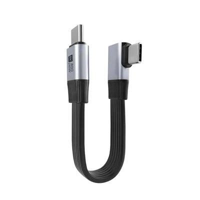 Bal/jobb oldali szögletes USB 4 80 GBPS 8K/4K kijelző 240W gyors töltésű FPC kábel